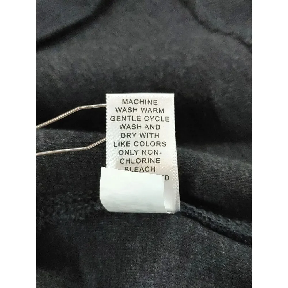 Banana Republic Sweater Mens Medium Heather Gray 1/4 Zip‎ 100% Cotton Jumper